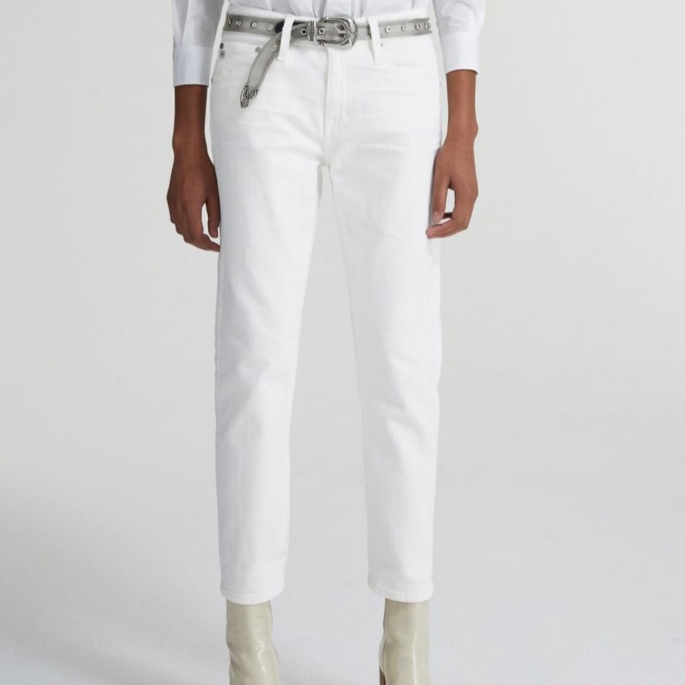 AG Jeans the Ex-Boyfriend Slim White